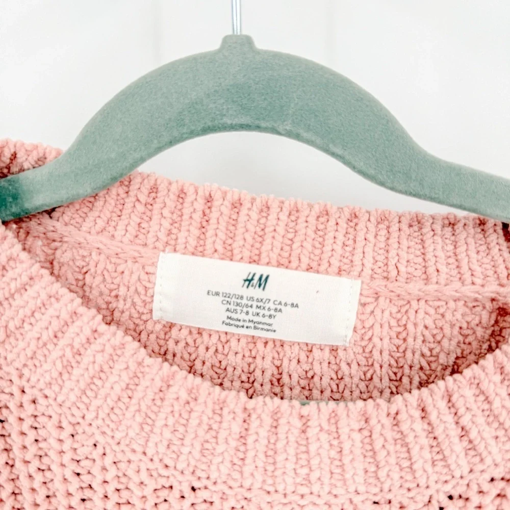 H&M Kids Pink Knit Sweater